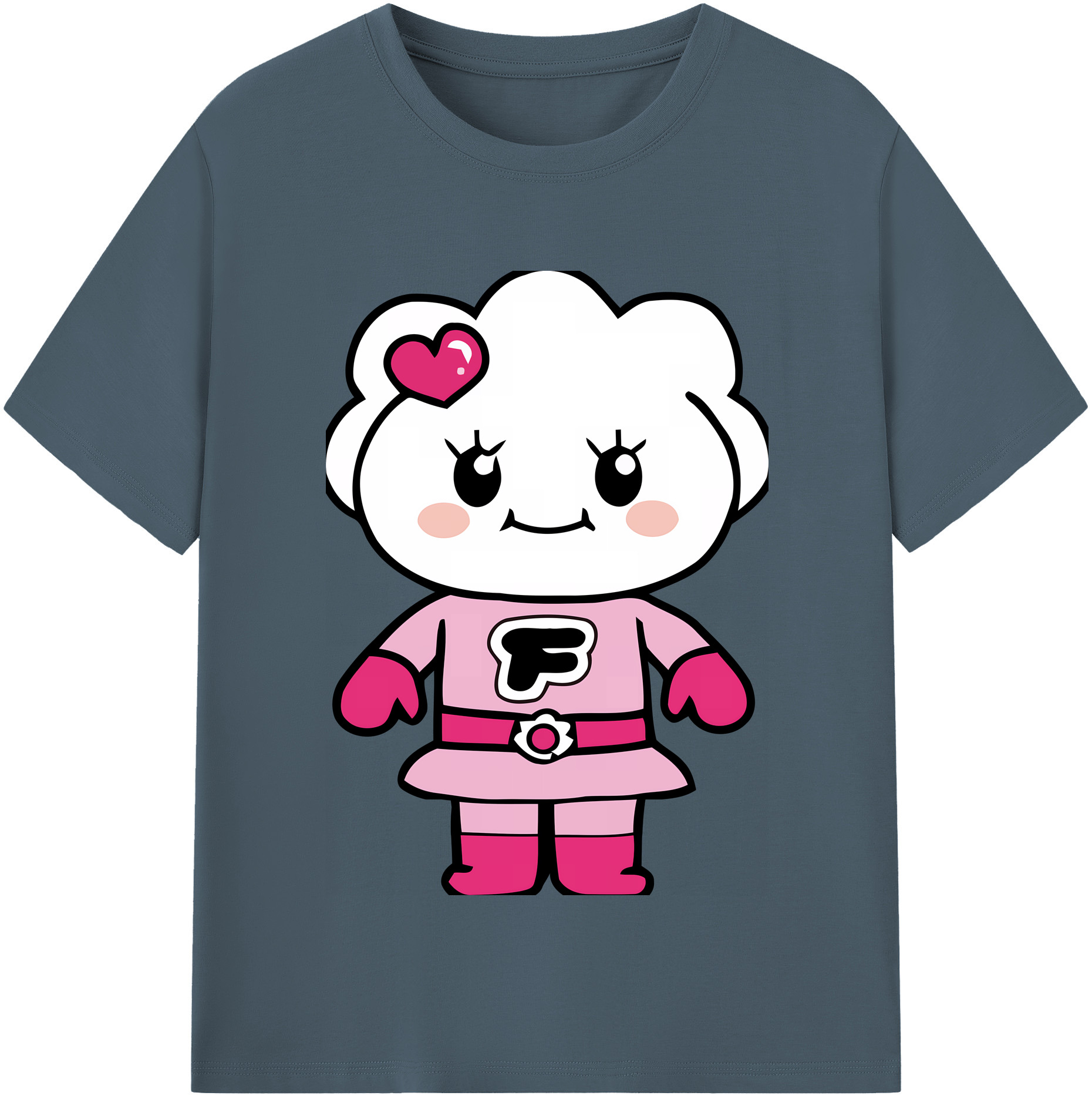 （画像用） アンパンマン Anpanman 綿100％半袖Tシャツ（フロントプリント）